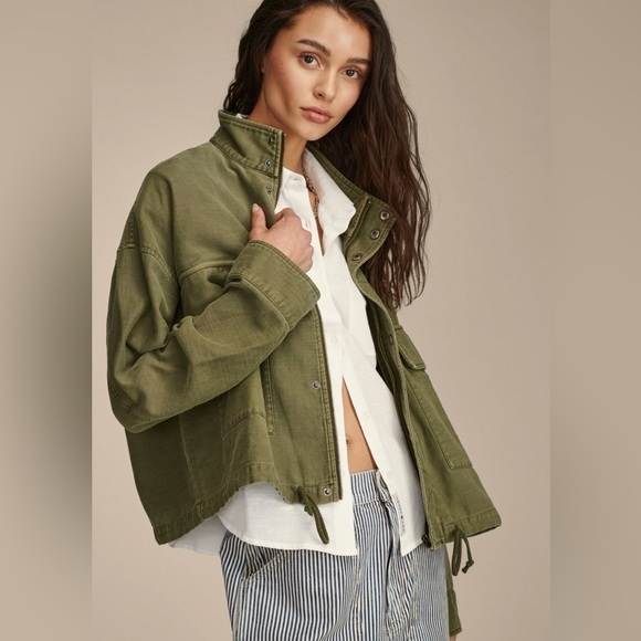 Lucky Brand Jackets & Blazers - Utility Cropped Trench Jacket